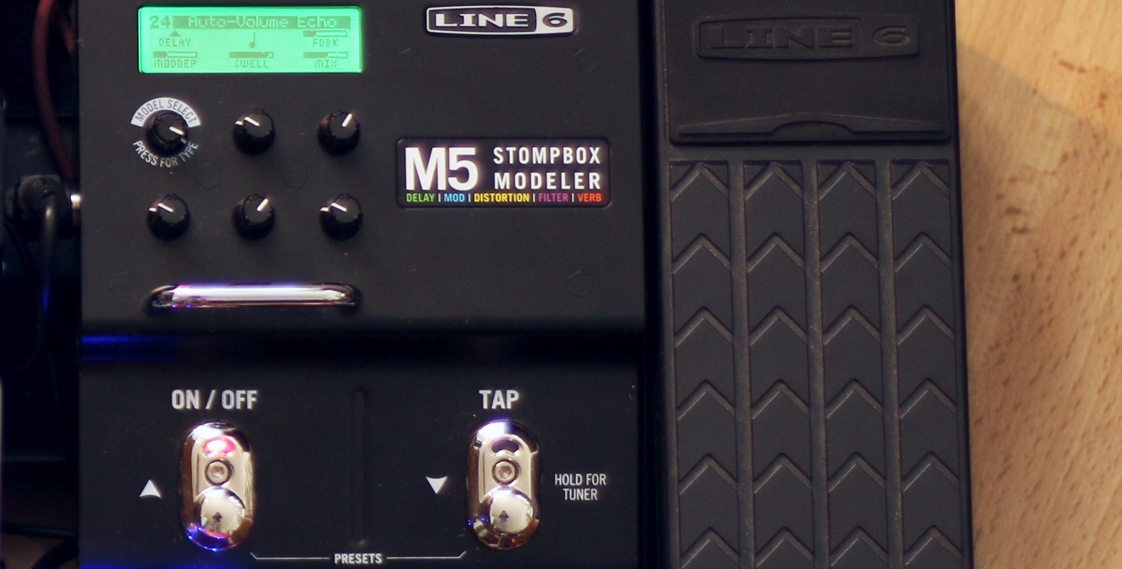 The Line 6 M5 A Cool Universal Pedal TheGuacamoleXplosion